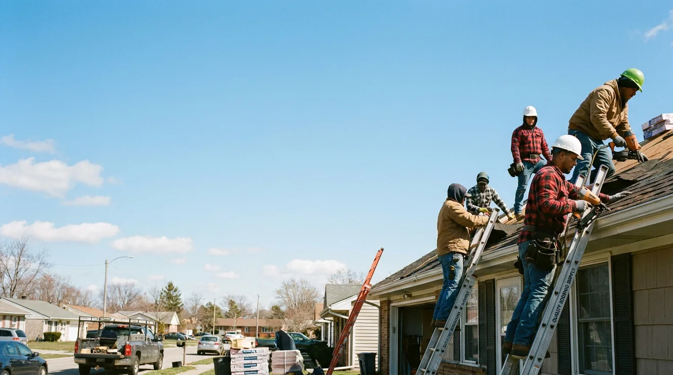 Roofing in Bellefontaine, OH near me